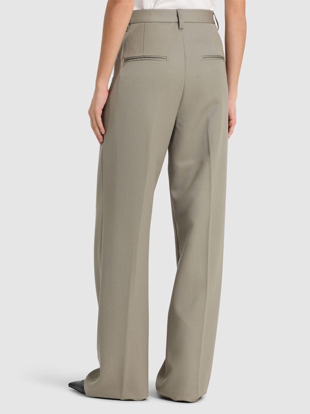 Carrie linen blend straight pants