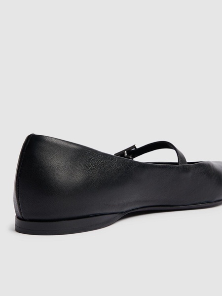 10mm MMBallet leather ballerina flats