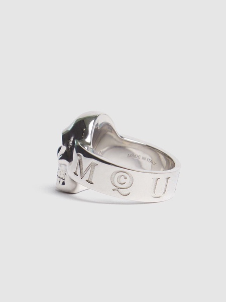 Skull brass ring