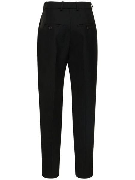 Pleated tailored pants