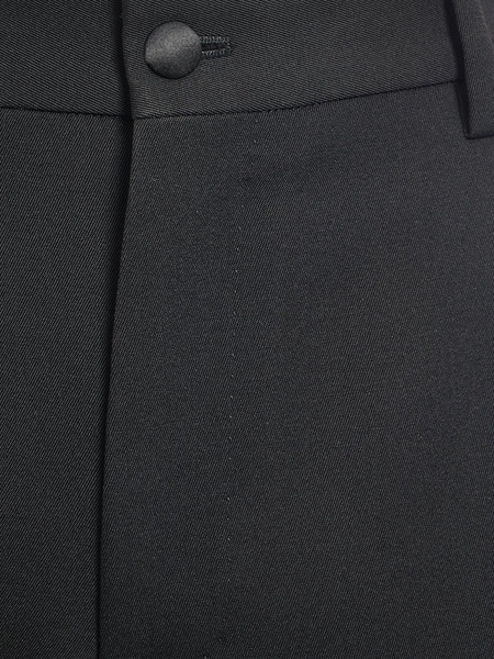 High waist wool  flared pants