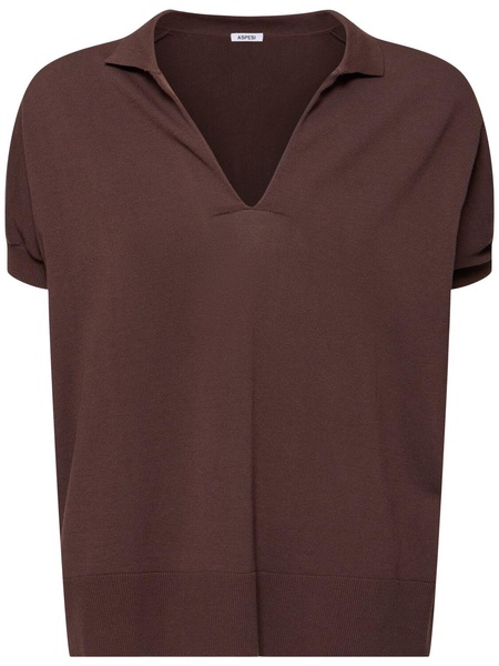 Cotton polo top