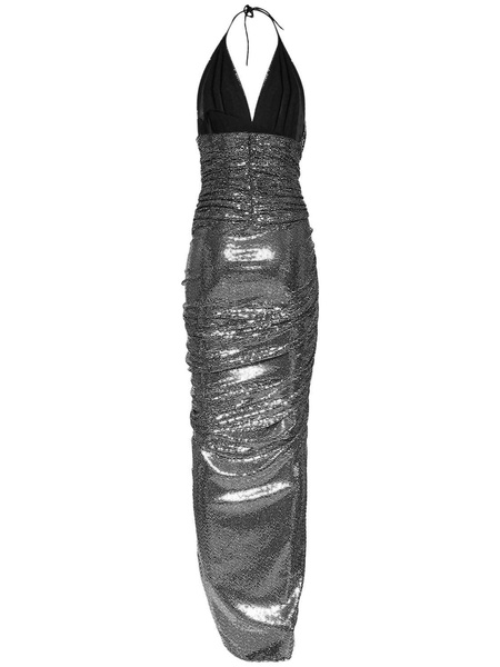 Embellished stretch jersey midi dress