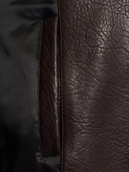 Lisio leather biker jacket