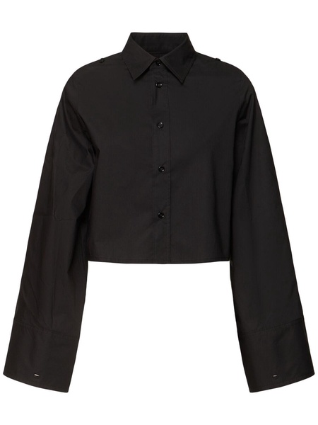 Cotton poplin shirt