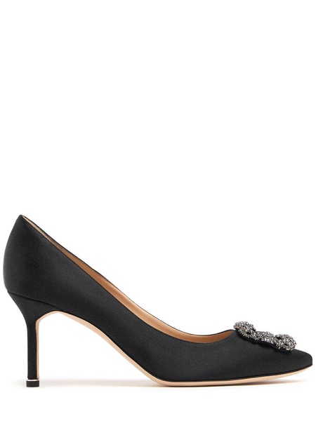 70mm Hangisi satin pumps