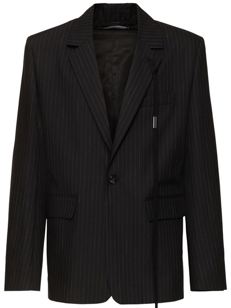 Thor asymmetric closure tailored blazer