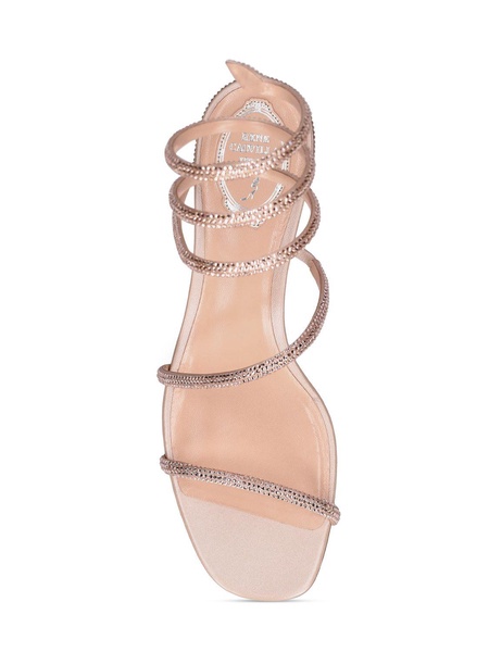 35mm Embellished satin sandals