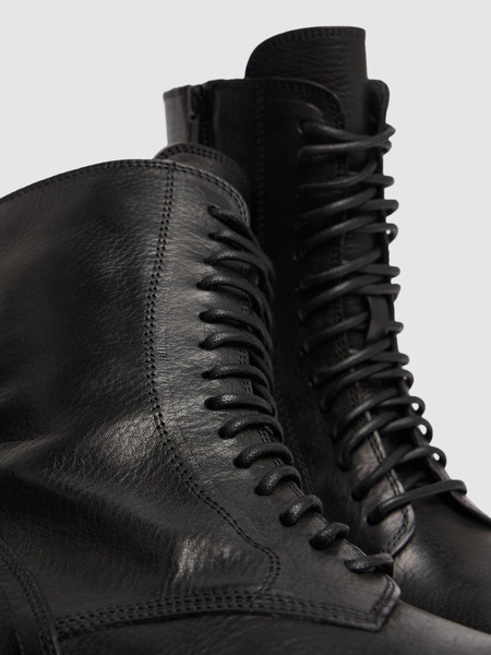 40mm Danny leather combat boots