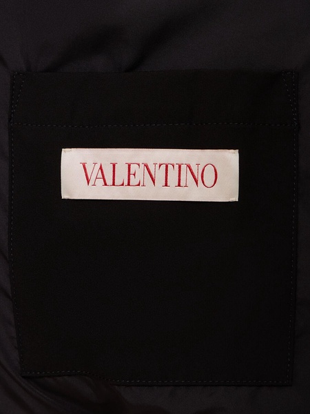V logo down jacket