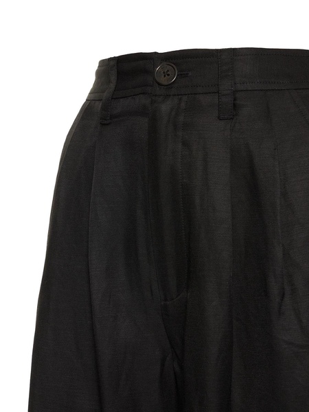Carrie wide linen blend pants