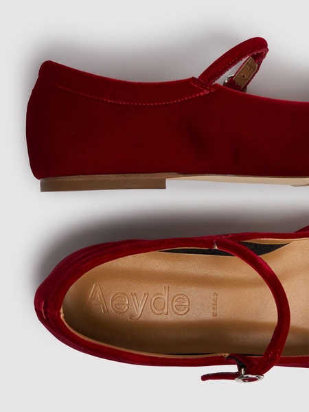 10mm Uma velvet ballerina flats