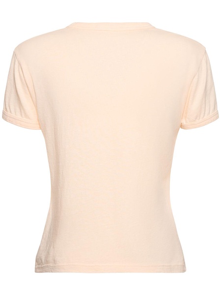 Cotton jersey logo t-shirt