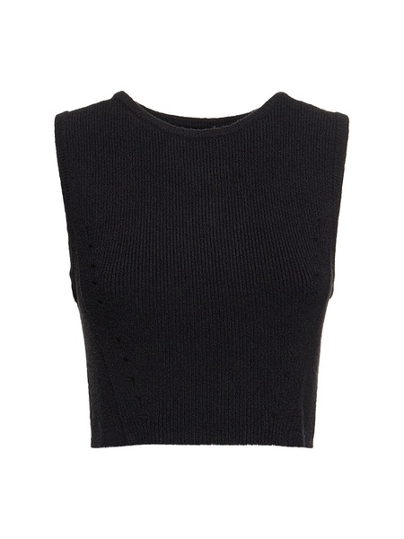 Chace viscose blend crop top