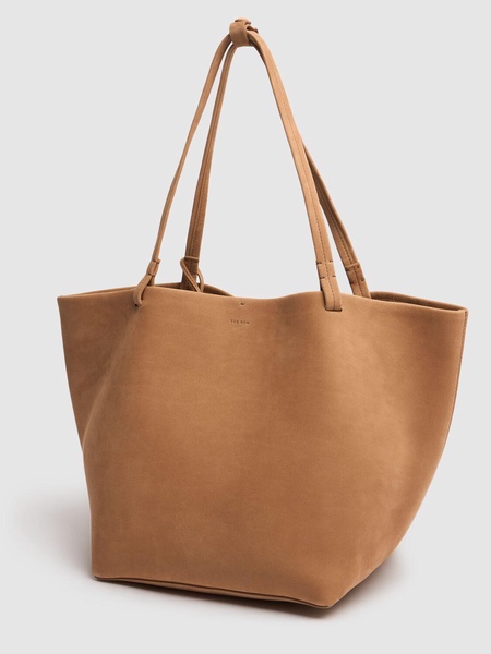 Park three nubuk leather tote bag