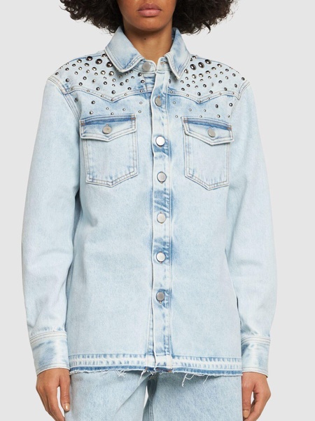 Denim jacket w/ studs