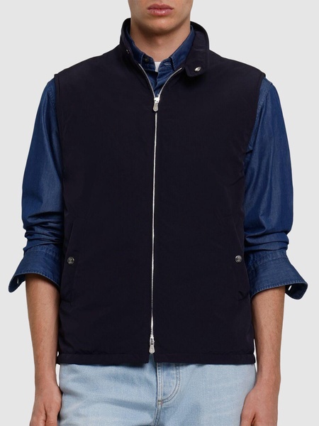 Water resistant nylon vest