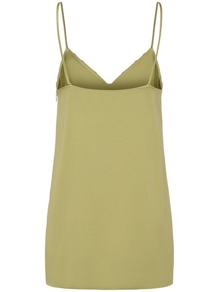 Embellished satin envers dress