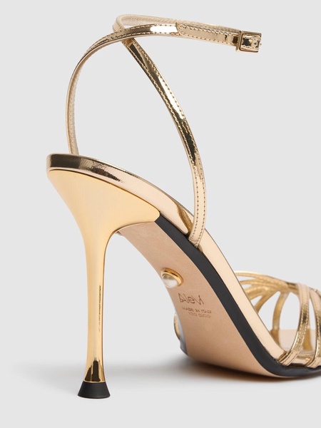 95mm Ally mirror leather pumps
