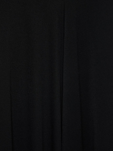 Jersey flared long dress