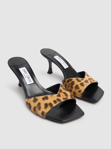 70mm Skye pony skin mules