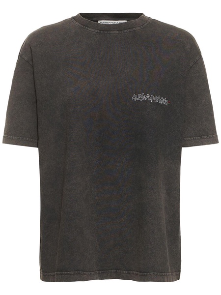 Jersey printed short sleeve t-shirt