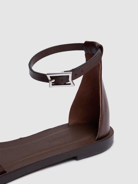 10mm Doubleflat leather sandals