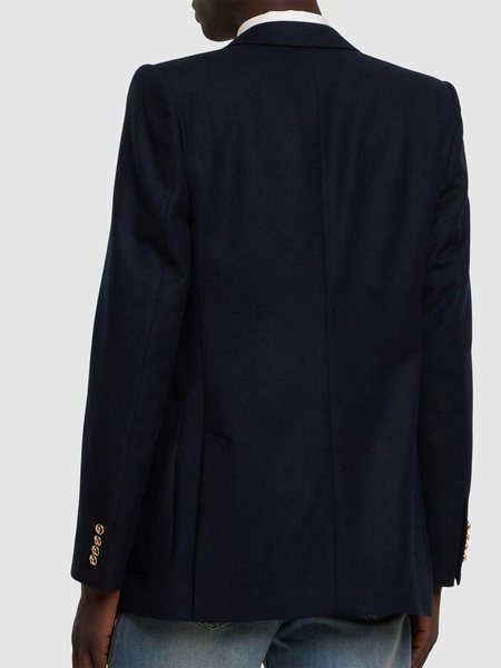 Wool single breasted blazer