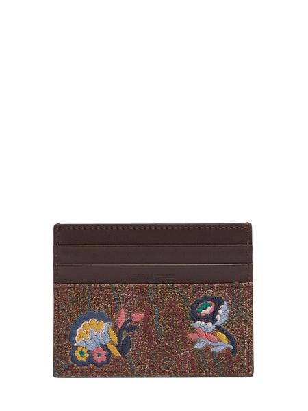 Arnica embroidery card holder
