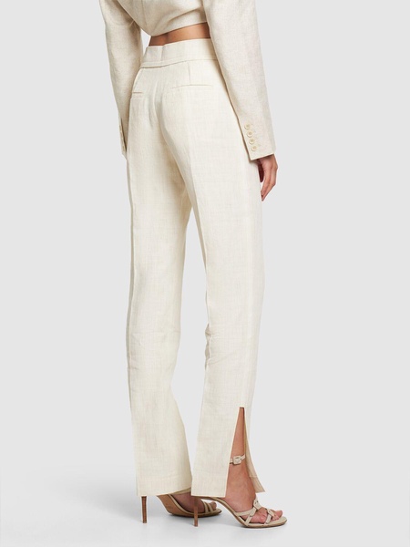 Le Pantalon Tibau linen pants