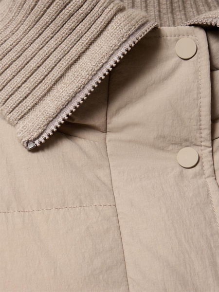 Cotton blend down jacket