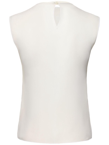Sleeveless chiffon top