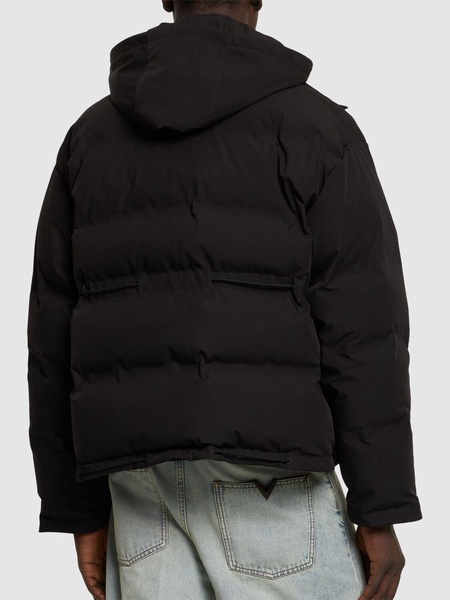 V logo down jacket