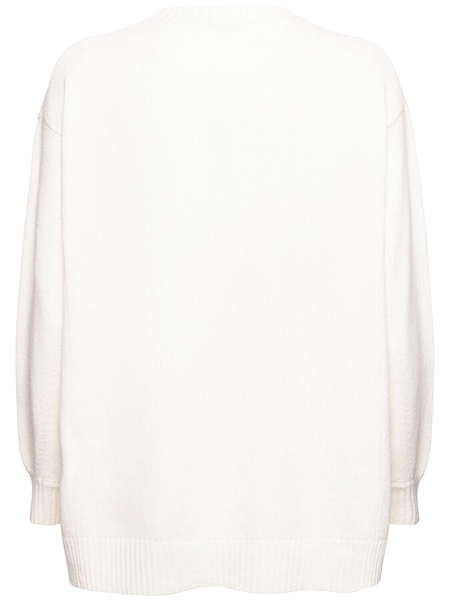 Fido wool & cashmere knit logo sweater