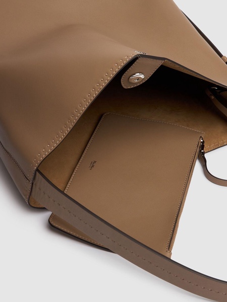 Archetipo 01 leather bucket bag