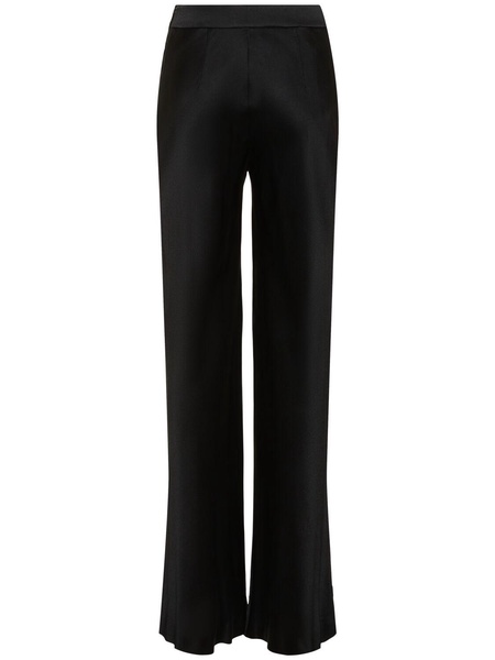 Satin flared pants
