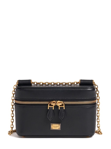 Small leather vanity case