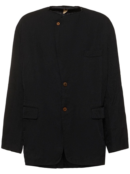 Oversize polyester blazer