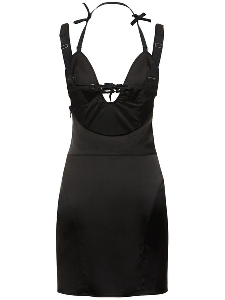La Robe Ciceri viscose satin mini dress