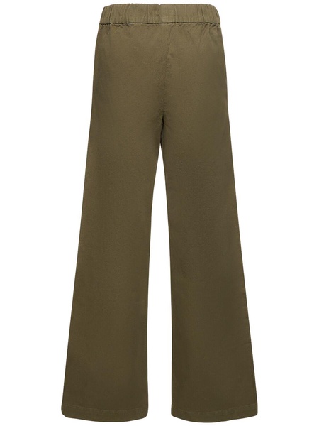 Koa stretch cotton straight pants