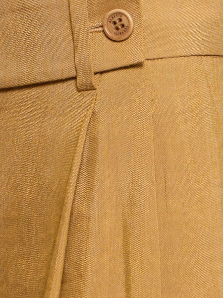 Viscose blend high waist flared pants