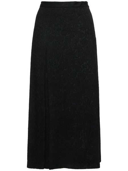 Lace midi skirt
