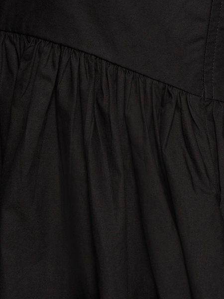 Cotton poplin mini dress