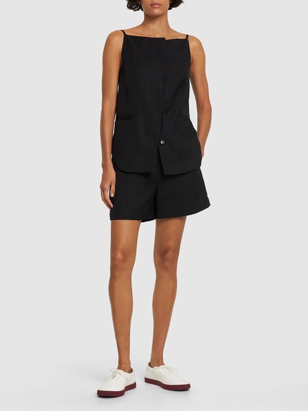 Mihant sleeveless viscose blend top