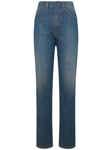Five pocket straight denim jeans