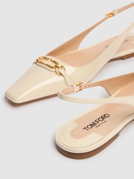 5mm Patent leather slingbacks