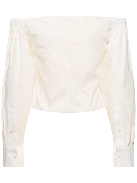 Hailey cotton blend crop top