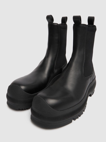 35mm Leather ankle boots