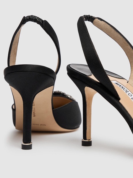 70mm Hangisli satin pumps