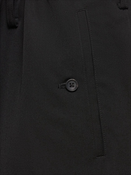 Wide wool pants